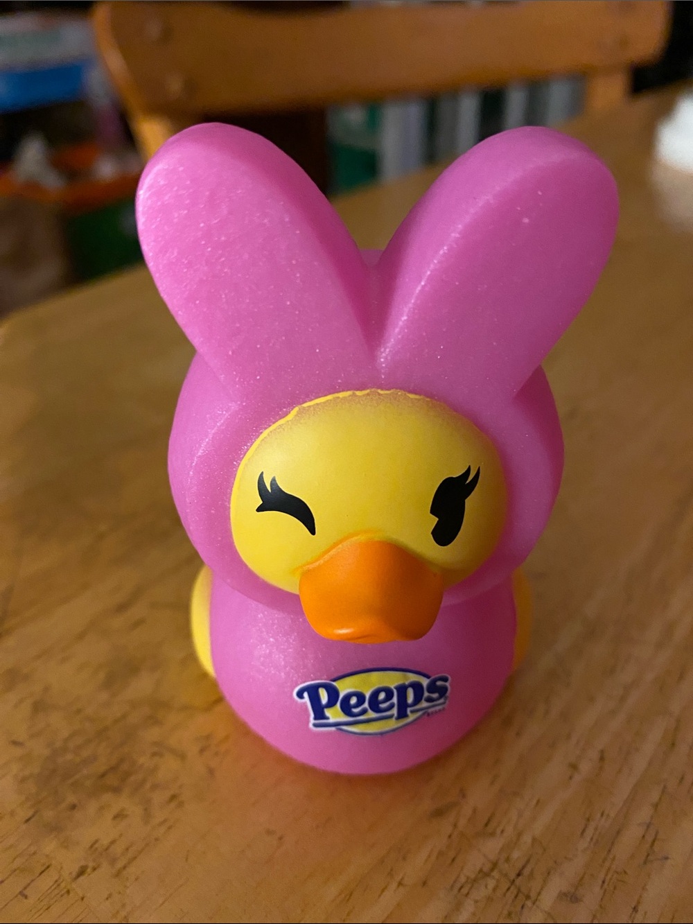 Just Born PEEPS easter rubber duck pink  in great condition